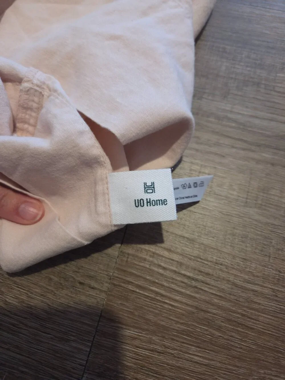 Urban outfitters home linen blend queen duvet set